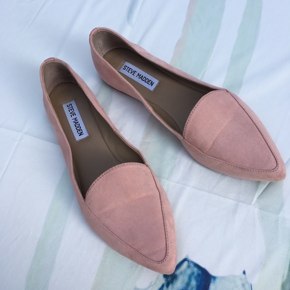 steve madden pink flats